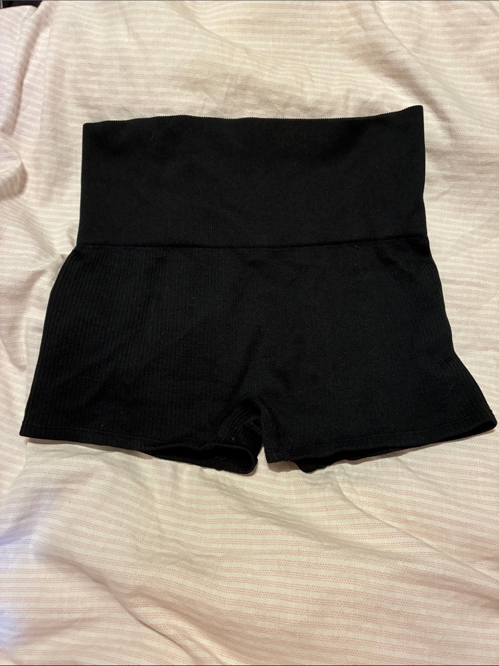 High-Rise Black Women’s Biker Shorts